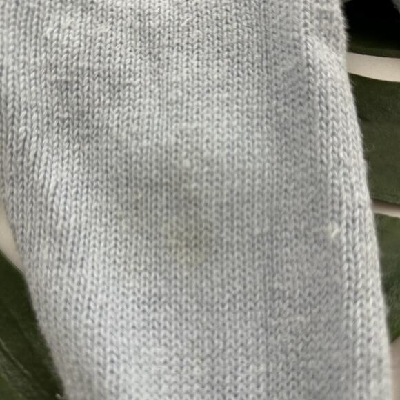 Catalina Womens Vintage 90s Cottagecore Sweater Size L Pastel Blue Beaded Flower - Picture 6 of 12